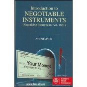 EBC's Introduction to Negotiable Instruments (Negotiable Instruments Act, 1881) by Avtar Singh